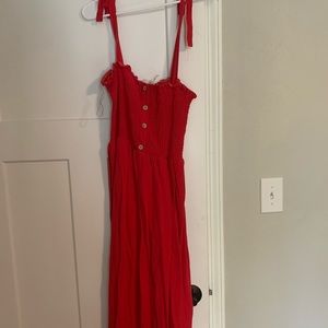 Red Tie Romper